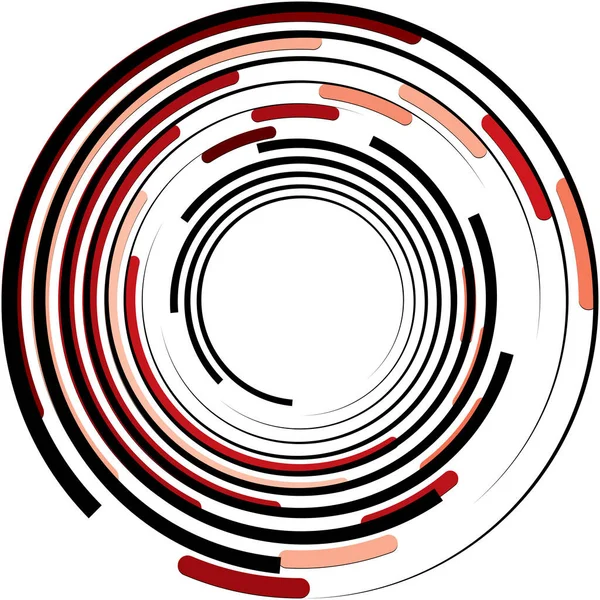 Überlagerung Abstrakter Spirale Wirbel Wirbelvektor Volute Helix Cochlea Schwindel Kreisförmig — Stockvektor