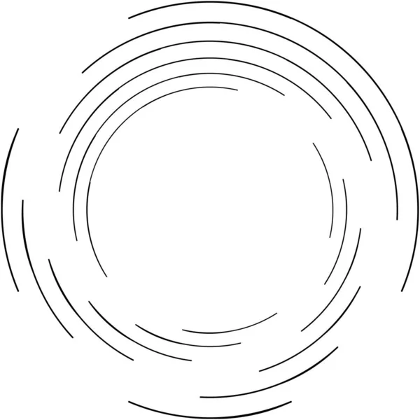 Sovrapposizione Astratta Spirale Vortice Vettore Vortice Voluta Elica Vertigini Cocleari — Vettoriale Stock