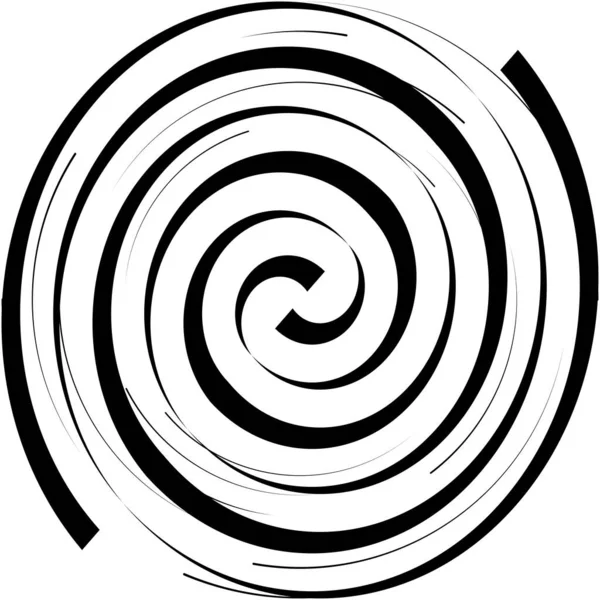 Espiral Abstracta Superpuesta Remolino Vector Giro Voluta Hélice Vértigo Coclear — Archivo Imágenes Vectoriales