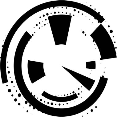 Soyut sarmal, girdap, dönme vektörü örtüşüyor. Volute, helix, koklear vertigo dairesel, geometrik çizim. Soyut çember