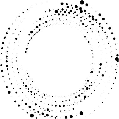 Soyut sarmal, girdap, dönme vektörü örtüşüyor. Volute, helix, koklear vertigo dairesel, geometrik çizim. Soyut çember