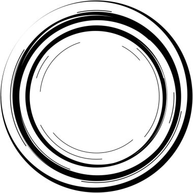 Soyut sarmal, girdap, dönme vektörü örtüşüyor. Volute, helix, koklear vertigo dairesel, geometrik çizim. Soyut çember