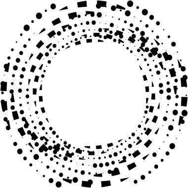 Soyut sarmal, girdap, dönme vektörü örtüşüyor. Volute, helix, koklear vertigo dairesel, geometrik çizim. Soyut çember