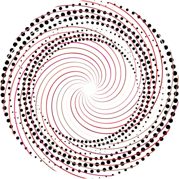 Überlagerung Abstrakter Spirale Wirbel Wirbelvektor Volute Helix Cochlea Schwindel Kreisförmig — Stockvektor