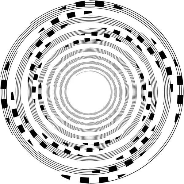 Sovrapposizione Astratta Spirale Vortice Vettore Vortice Voluta Elica Vertigini Cocleari — Vettoriale Stock