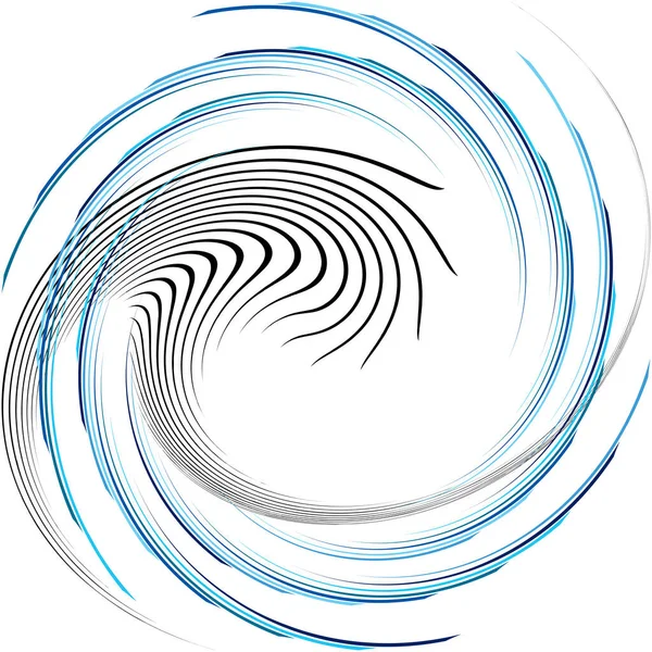 Накладывается Абстрактный Спиральный Вихревой Вихревой Вектор Объемная Эластичная Головокружительная Геометрическая — стоковый вектор