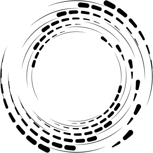 Überlagerung Abstrakter Spirale Wirbel Wirbelvektor Volute Helix Cochlea Schwindel Kreisförmig — Stockvektor