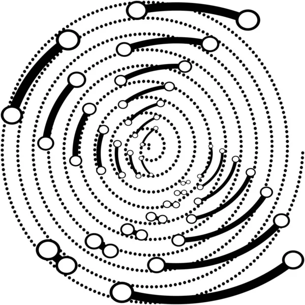 Espiral Abstracta Superpuesta Remolino Vector Giro Voluta Hélice Vértigo Coclear — Archivo Imágenes Vectoriales