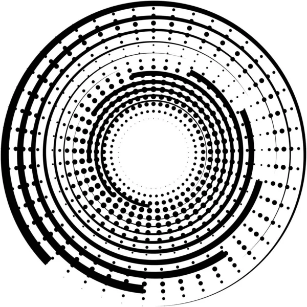 Überlagerung Abstrakter Spirale Wirbel Wirbelvektor Volute Helix Cochlea Schwindel Kreisförmig — Stockvektor