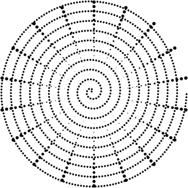 Überlagerung Abstrakter Spirale Wirbel Wirbelvektor Volute Helix Cochlea Schwindel Kreisförmig — Stockvektor