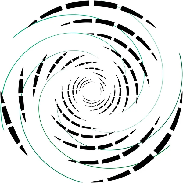 Espiral Abstracta Superpuesta Remolino Vector Giro Voluta Hélice Vértigo Coclear — Archivo Imágenes Vectoriales