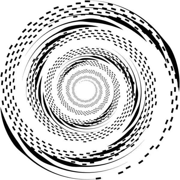 Superposition Abstraite Spirale Tourbillon Vecteur Tourbillon Volute Hélice Vertige Cochléaire — Image vectorielle