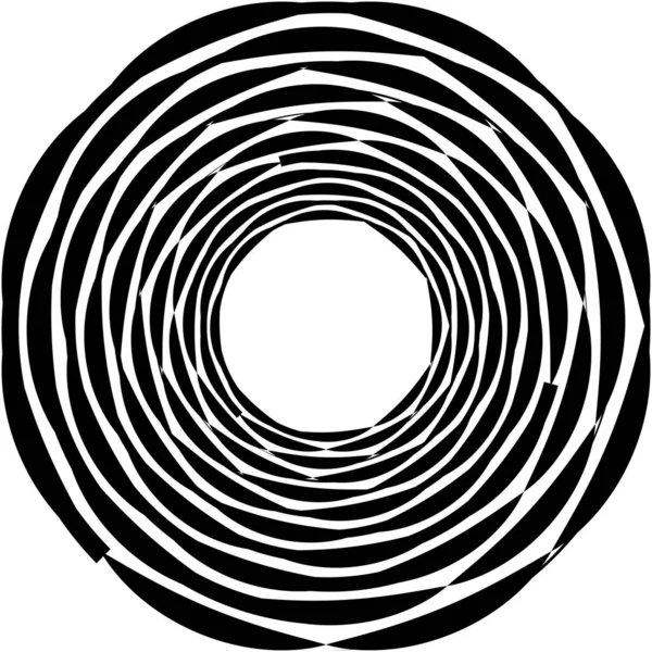 Espiral Abstracta Superpuesta Remolino Vector Giro Voluta Hélice Vértigo Coclear — Archivo Imágenes Vectoriales