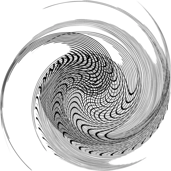 Espiral Abstracta Superpuesta Remolino Vector Giro Voluta Hélice Vértigo Coclear — Archivo Imágenes Vectoriales