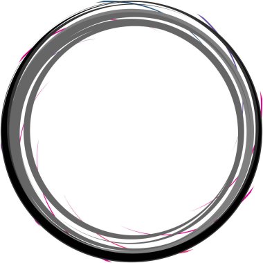 Soyut sarmal, girdap, dönme vektörü örtüşüyor. Volute, helix, koklear vertigo dairesel, geometrik çizim. Soyut çember