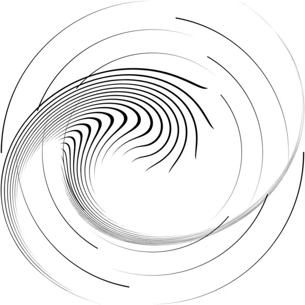 Espiral Abstracta Superpuesta Remolino Vector Giro Voluta Hélice Vértigo Coclear — Archivo Imágenes Vectoriales