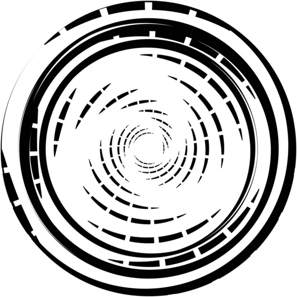 Espiral Abstracta Superpuesta Remolino Vector Giro Voluta Hélice Vértigo Coclear — Archivo Imágenes Vectoriales