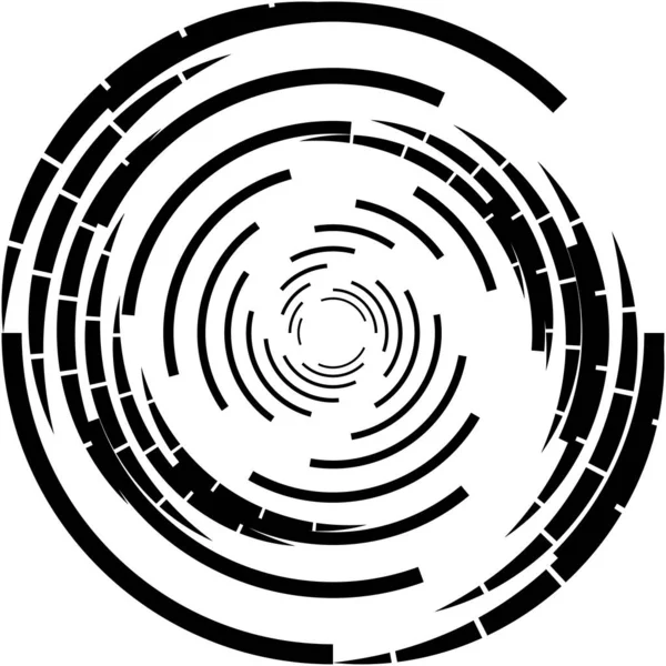 Overlegg Abstrakt Spiral Virvel Snurr Vektor Volutt Spiral Cochlear Vertigo – stockvektor