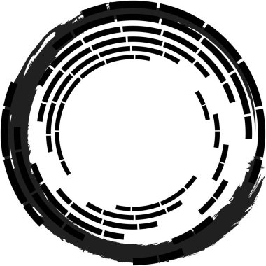 Soyut sarmal, girdap, dönme vektörü örtüşüyor. Volute, helix, koklear vertigo dairesel, geometrik çizim. Soyut çember