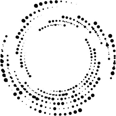 Soyut sarmal, girdap, dönme vektörü örtüşüyor. Volute, helix, koklear vertigo dairesel, geometrik çizim. Soyut çember