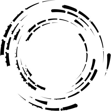 Soyut sarmal, girdap, dönme vektörü örtüşüyor. Volute, helix, koklear vertigo dairesel, geometrik çizim. Soyut çember