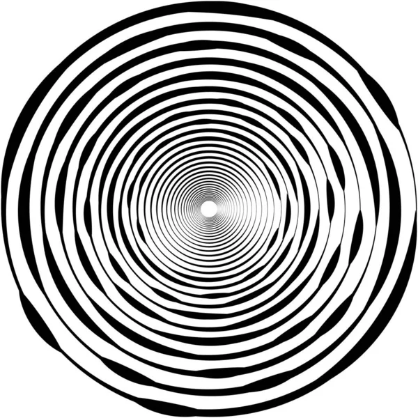 Soyut sarmal, girdap, dönme vektörü örtüşüyor. Volute, helix, koklear vertigo dairesel, geometrik çizim. Soyut çember