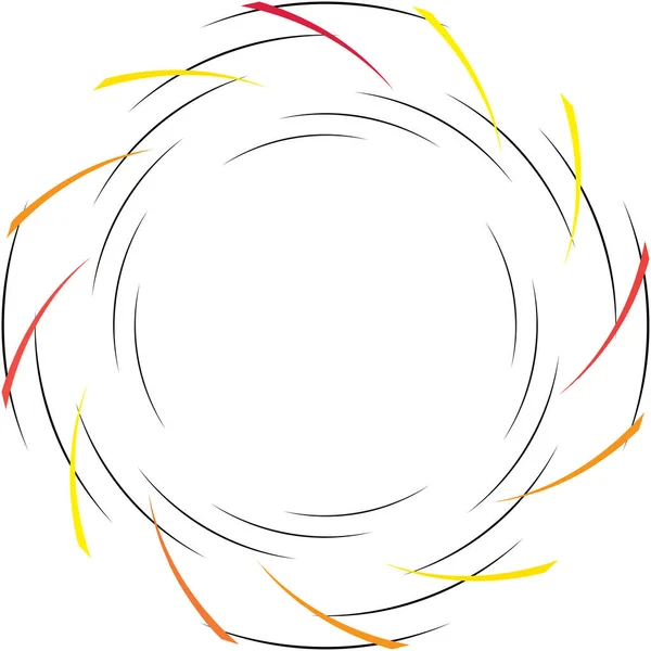 Überlagerung Abstrakter Spirale Wirbel Wirbelvektor Volute Helix Cochlea Schwindel Kreisförmig — Stockvektor