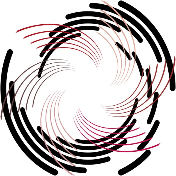 Überlagerung Abstrakter Spirale Wirbel Wirbelvektor Volute Helix Cochlea Schwindel Kreisförmig — Stockvektor