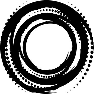 Soyut sarmal, girdap, dönme vektörü örtüşüyor. Volute, helix, koklear vertigo dairesel, geometrik çizim. Soyut çember