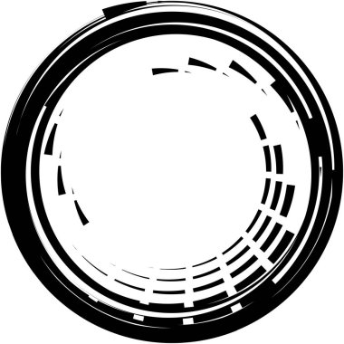 Soyut sarmal, girdap, dönme vektörü örtüşüyor. Volute, helix, koklear vertigo dairesel, geometrik çizim. Soyut çember