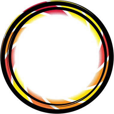 Soyut sarmal, girdap, dönme vektörü örtüşüyor. Volute, helix, koklear vertigo dairesel, geometrik çizim. Soyut çember