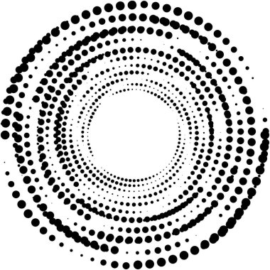 Soyut sarmal, girdap, dönme vektörü örtüşüyor. Volute, helix, koklear vertigo dairesel, geometrik çizim. Soyut çember