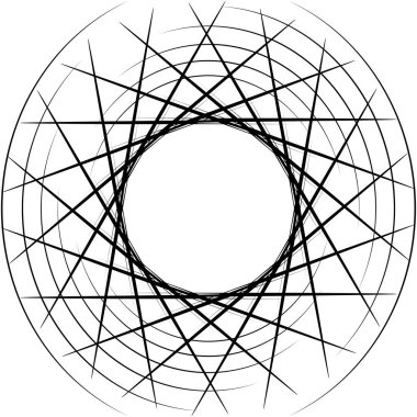 Soyut sarmal, girdap, dönme vektörü örtüşüyor. Volute, helix, koklear vertigo dairesel, geometrik çizim. Soyut çember