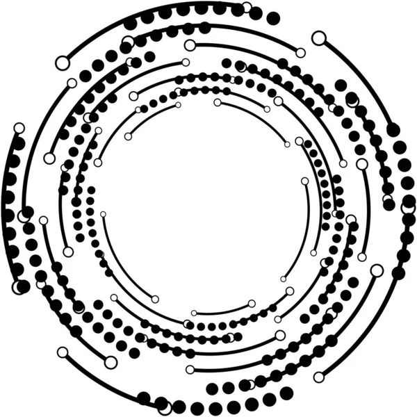 Superposition Abstraite Spirale Tourbillon Vecteur Tourbillon Volute Hélice Vertige Cochléaire — Image vectorielle