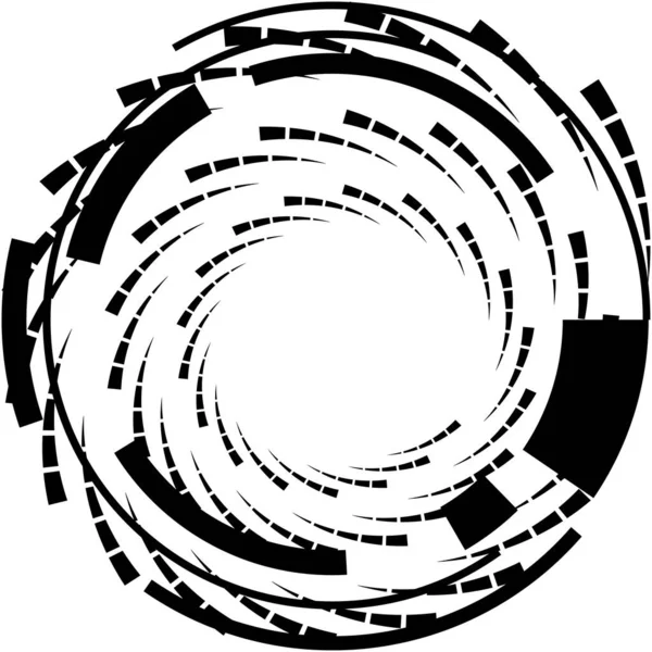 Sobreposição Abstrato Espiral Redemoinho Twirl Vetor Voluta Hélice Vertigem Coclear —  Vetores de Stock