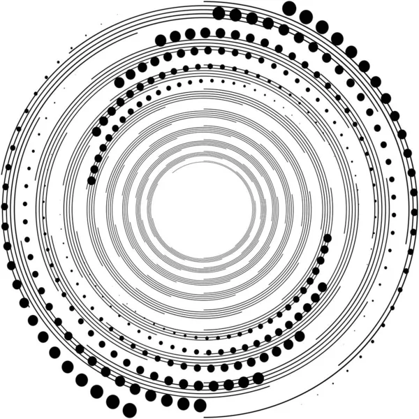 Superposition Abstraite Spirale Tourbillon Vecteur Tourbillon Volute Hélice Vertige Cochléaire — Image vectorielle