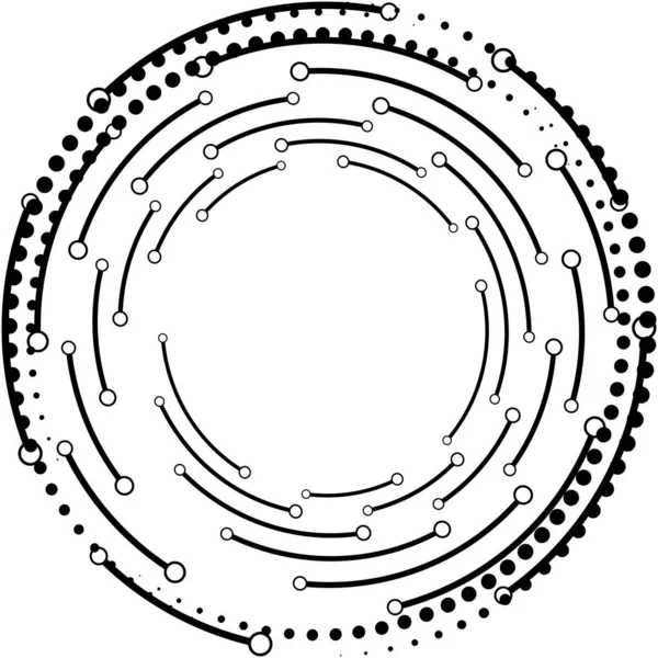 Sovrapposizione Astratta Spirale Vortice Vettore Vortice Voluta Elica Vertigini Cocleari — Vettoriale Stock