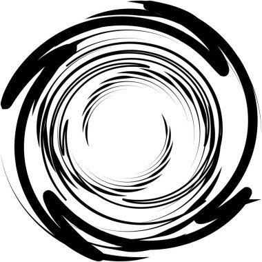 Soyut sarmal, girdap, dönme vektörü örtüşüyor. Volute, helix, koklear vertigo dairesel, geometrik çizim. Soyut çember