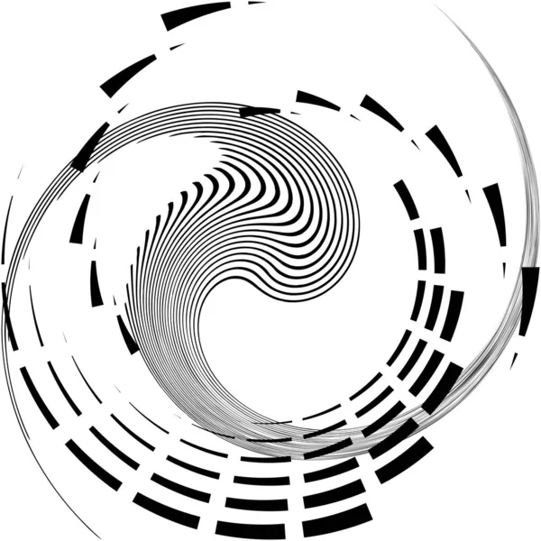 Überlagerung Abstrakter Spirale Wirbel Wirbelvektor Volute Helix Cochlea Schwindel Kreisförmig — Stockvektor