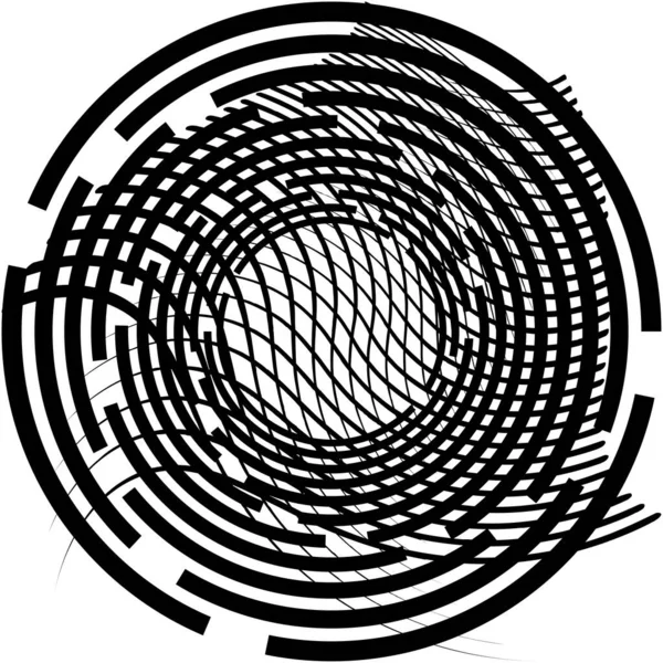 Sovrapposizione Astratta Spirale Vortice Vettore Vortice Voluta Elica Vertigini Cocleari — Vettoriale Stock