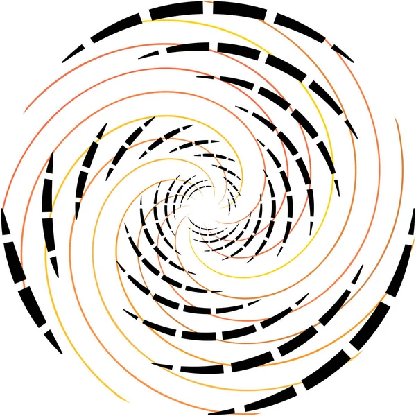 Překrývající Abstraktní Spirálu Vír Vířící Vektor Voluta Šroubovice Kochleární Závrať — Stockový vektor