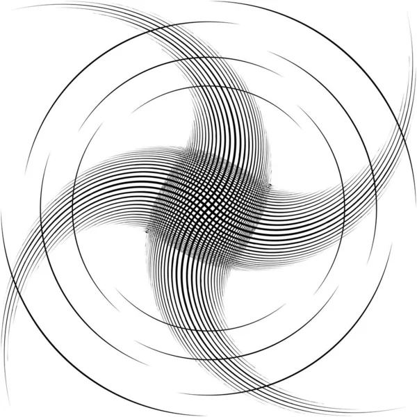 重叠抽象螺旋体 涡旋体 涡旋体向量 螺旋体 耳蜗眩晕 几何图解 摘要圈 — 图库矢量图片