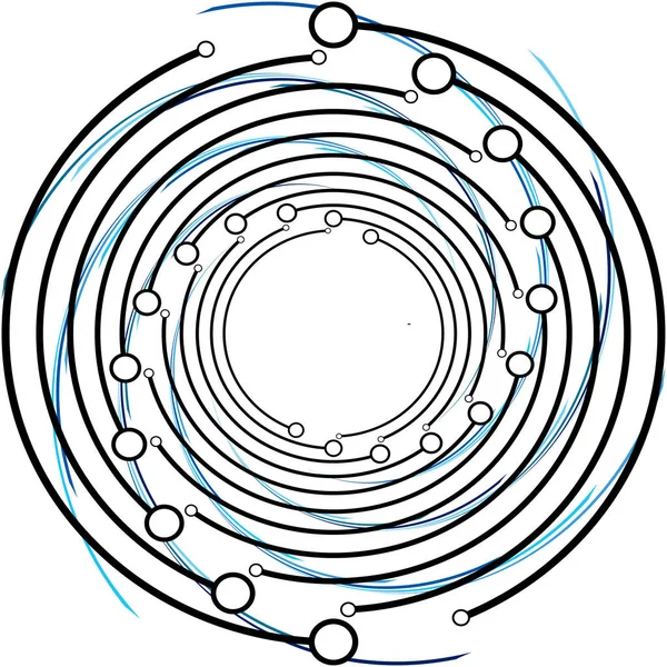 Sobreposição Abstrato Espiral Redemoinho Twirl Vetor Voluta Hélice Vertigem Coclear —  Vetores de Stock