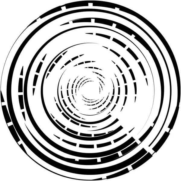 Espiral Abstracta Superpuesta Remolino Vector Giro Voluta Hélice Vértigo Coclear — Archivo Imágenes Vectoriales