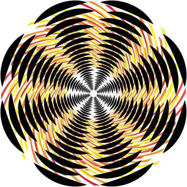 Espiral Abstracta Superpuesta Remolino Vector Giro Voluta Hélice Vértigo Coclear — Archivo Imágenes Vectoriales