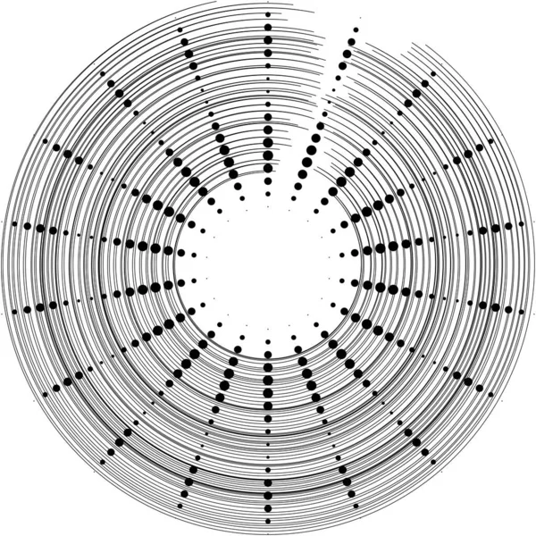 Sovrapposizione Astratta Spirale Vortice Vettore Vortice Voluta Elica Vertigini Cocleari — Vettoriale Stock