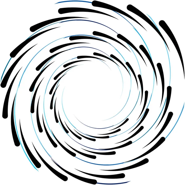 Überlagerung Abstrakter Spirale Wirbel Wirbelvektor Volute Helix Cochlea Schwindel Kreisförmig — Stockvektor