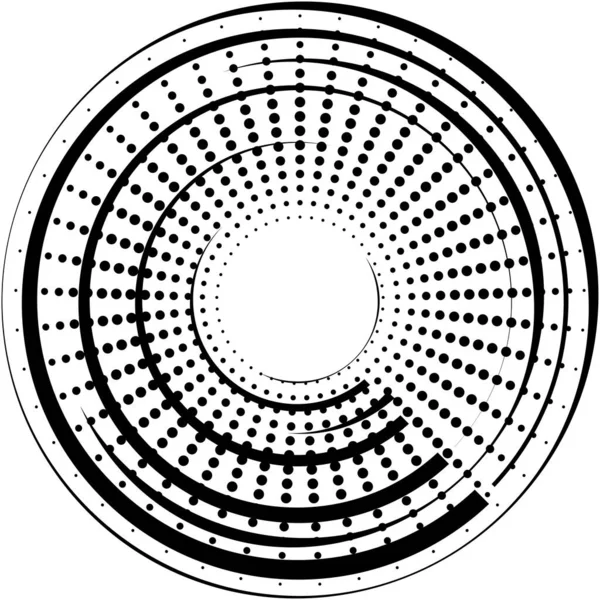 Sovrapposizione Astratta Spirale Vortice Vettore Vortice Voluta Elica Vertigini Cocleari — Vettoriale Stock