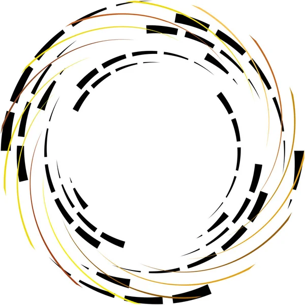 Överlagring Abstrakt Spiral Virvel Virvel Vektor Volute Helix Cochlear Vertigo — Stock vektor