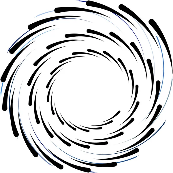 Überlagerung Abstrakter Spirale Wirbel Wirbelvektor Volute Helix Cochlea Schwindel Kreisförmig — Stockvektor